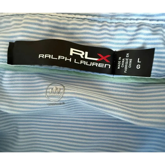 Ralph Lauren RLX Golf Polo Classic Fit Solid Short Sleeve Shirt Mens L - Picture 5 of 7